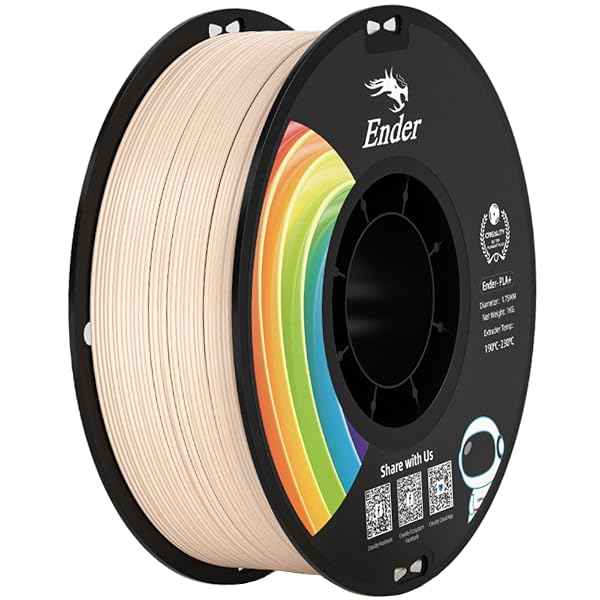 CREALITY 3D PRINTER FILAMENT, PLA FILAMENT 1.75MM BUNDLE FOR 3D PRINTING, ENDER PLA FILAMENT 3D PRINTERS, NO-TANGLING, STRONG BONDING & OVERHANG PERFORMANCE, ACCURACY +/- 0.02MM (GREY & GREY 2-PACK)