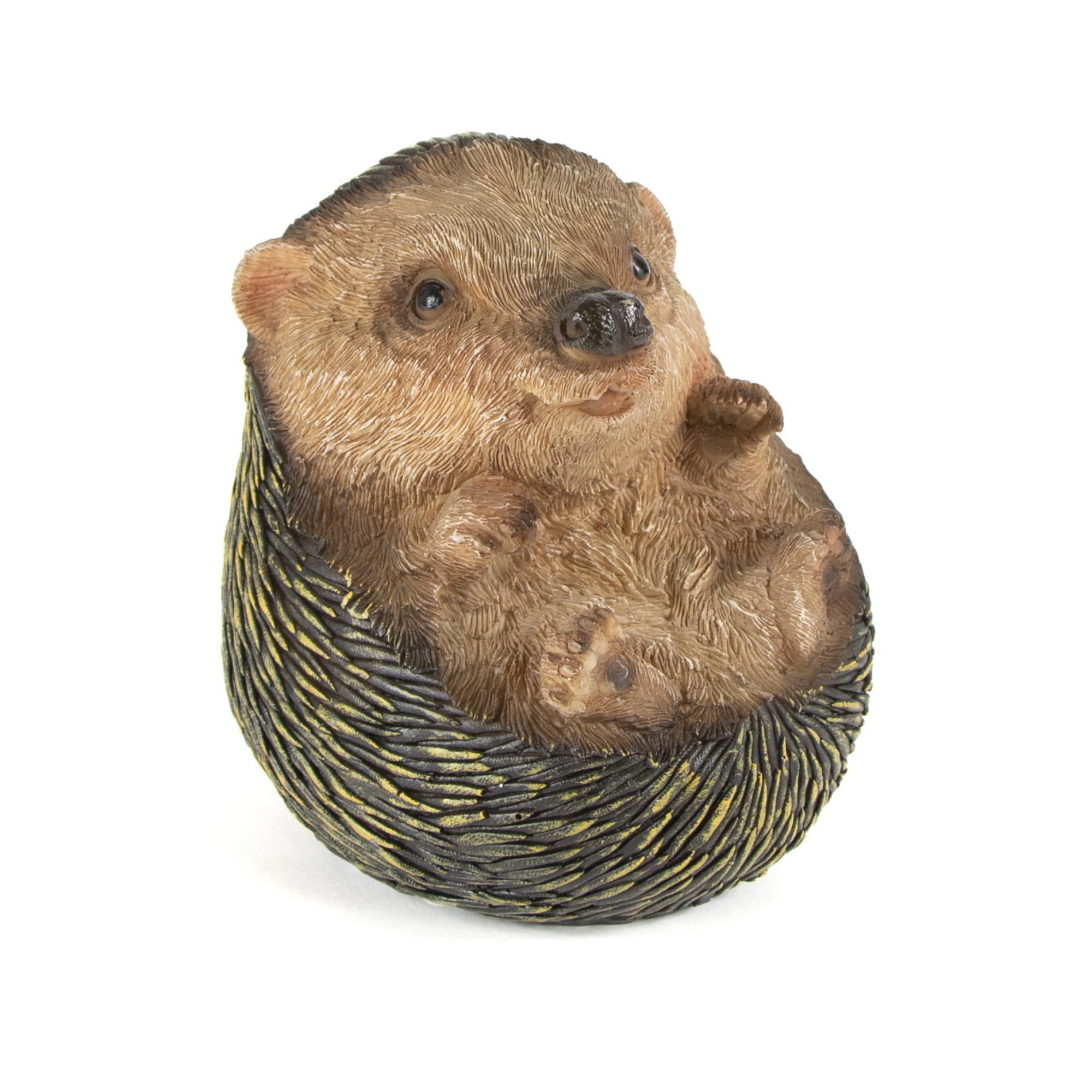 Wrenbury Hedgehog Garden Ornament - Cute Rustic Garden Animals Ornaments Outdoor - Hedgehog Garden Sculpture - Weatherproof and UV Resistant - 12cm