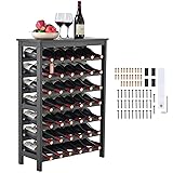 VEVOR 42 Bottle Modular Wine Rack, 7-Tier Solid