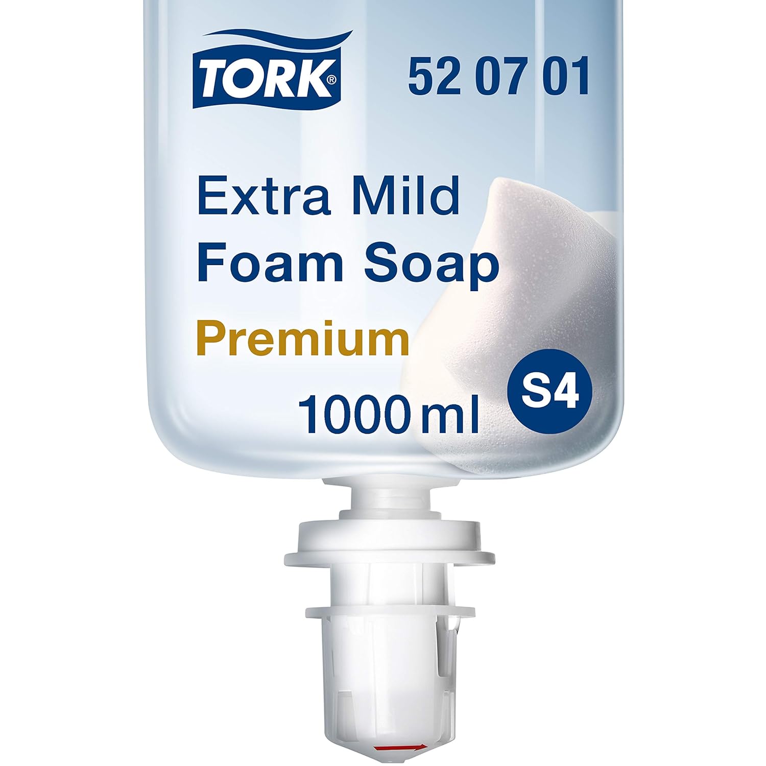 Tork 520701 Foam Soap S4 / Premium Extra Mild Hand Wash Compatible with