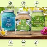 AROMATIKA Jasmine Bath Salts 1300g Natural Essential Oil for Sleep & Stress view 8