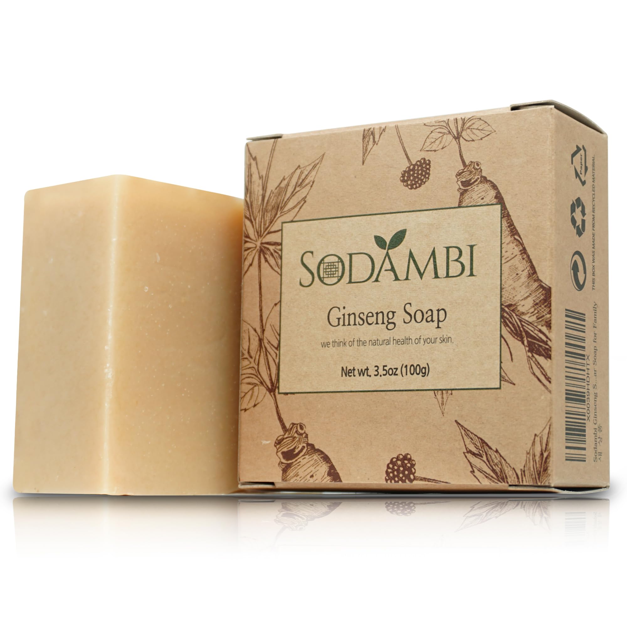 sodambi Ginseng Soap Bar – Handmade with