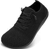 VXGGVX Barefoot Shoes Women Wide Slip-On Barefoot Running Tennis Walking Sneakers Minimalist Breathable Shoes Zero Drop Sole for Workout Gym Travel