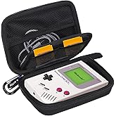 worfty Case for Game Boy Handheld Consoles, Protective Travel Carrying Bag Compatible with Retro Game Boy Handheld Game Consoles (Case Only) (Black)