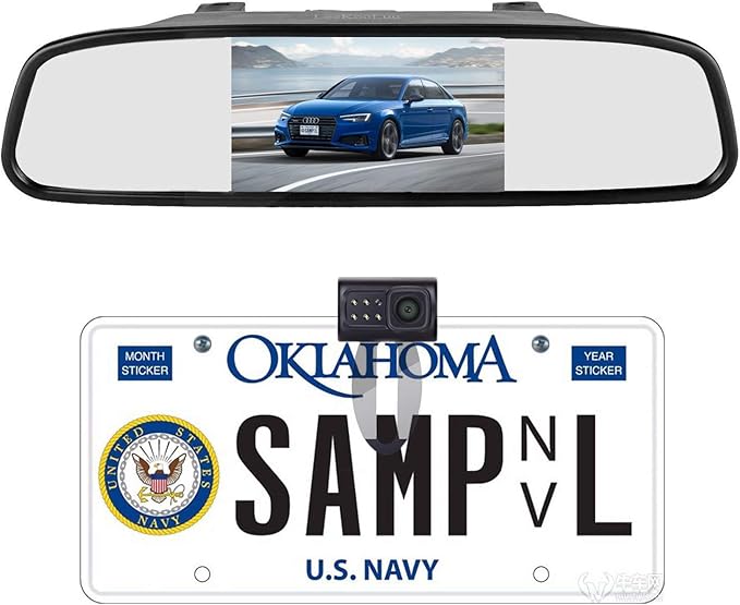 Amazon Com Leekooluu Backup Camera And 4 3 Mirror Monitor Kit