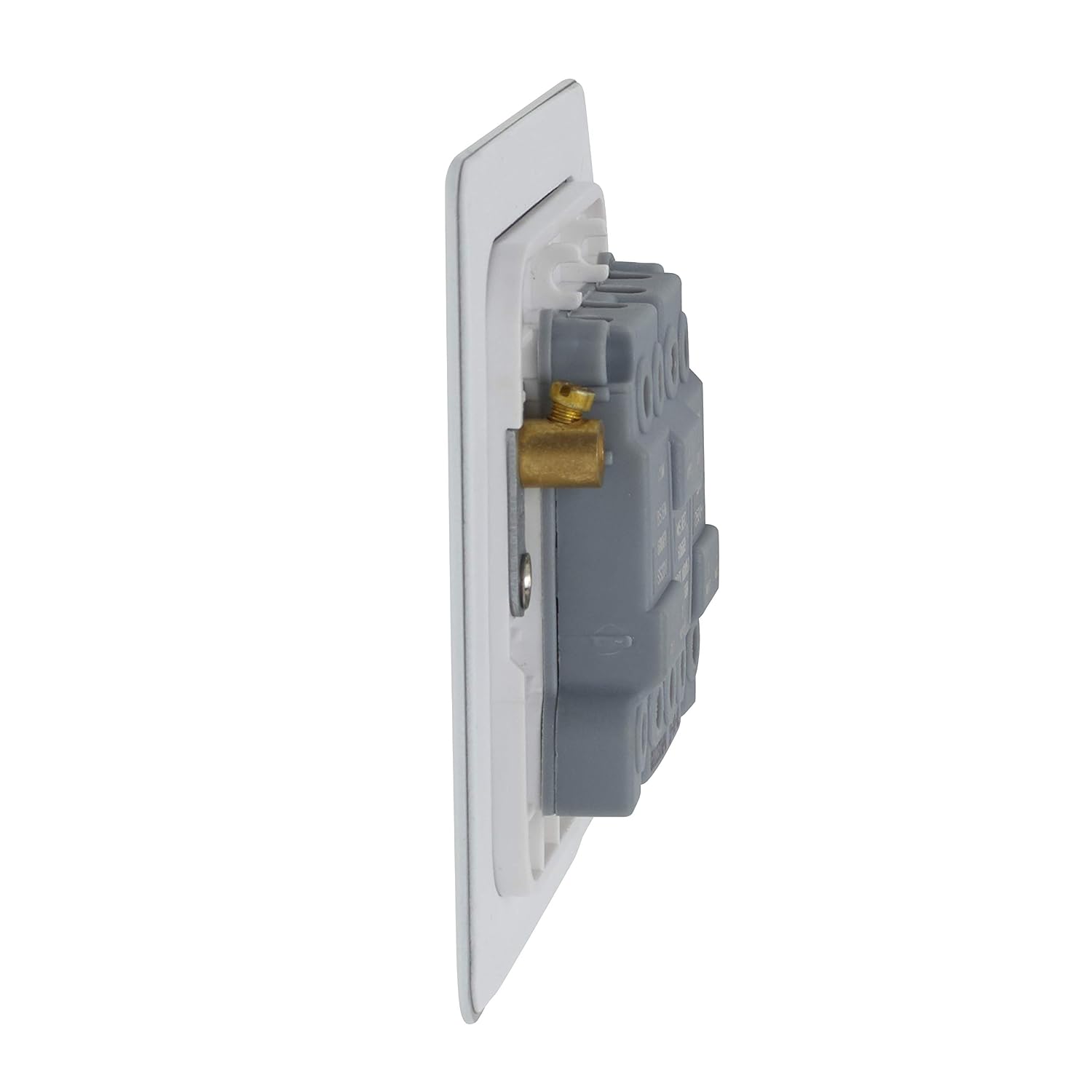Schneider Electric Ultimate Flat Plate - 3 Gang 2 Way Light Switch, Single Pole, 16AX, GU1232WPW, Painted White with White Insert - Image 4
