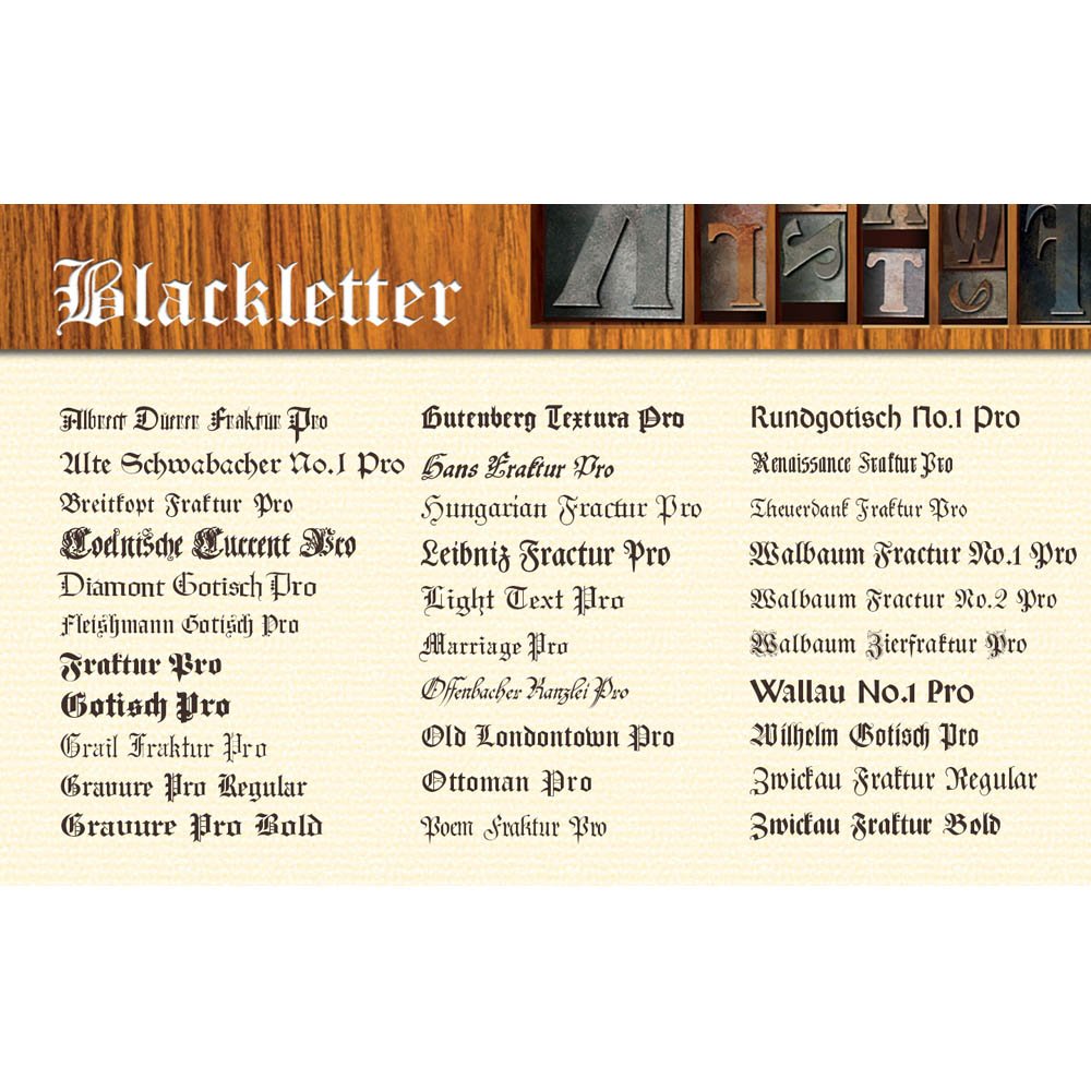 Font Collection: Elegant Blackletter PC [Download] - Thumbnail 5
