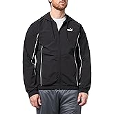PUMA Mens Sport Woven Jacket Athletic Outerwear Casual - Red