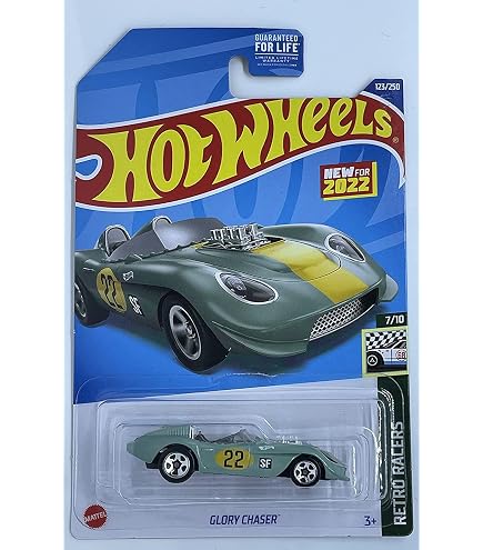 Amazon.com: Hot Wheels 2022 - Glory Chaser - Retro Racers 7/10