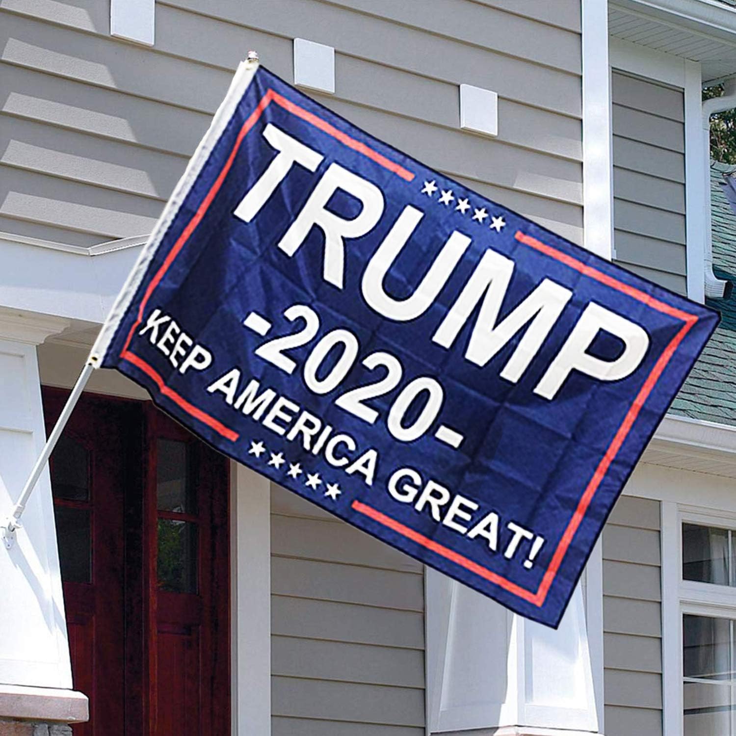 Kithwaro 4 Pieces Donald Trump 2020 Flags, President Donald Trump Tank Flag 2020 Keep America Great Flag with Grommets for US Election Patriotic Outdoor Indoor Decoration Banner, 3x5 Feet : Garden & Outdoor