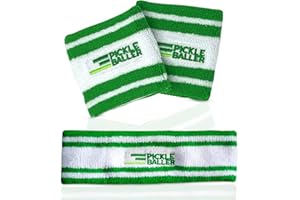 Super Fly Goods Sweatbands Pickleball Golf Tennis Great Gift or for Your Sports or Team Wristband Sports Band Set Including Towel Wrist and Head Sweatbands