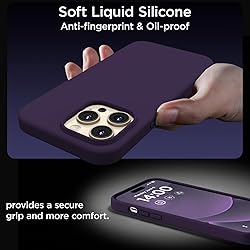 COFFKER Designed for iPhone 14 Pro Case, Liquid