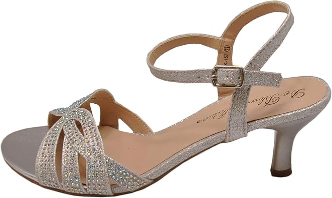 embellished low heel shoes