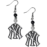 MLB Women's Fan Bead Dangle Earrings