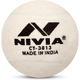 Nivia Heavy Tennis Ball Cricket Ball (Pack of 6)