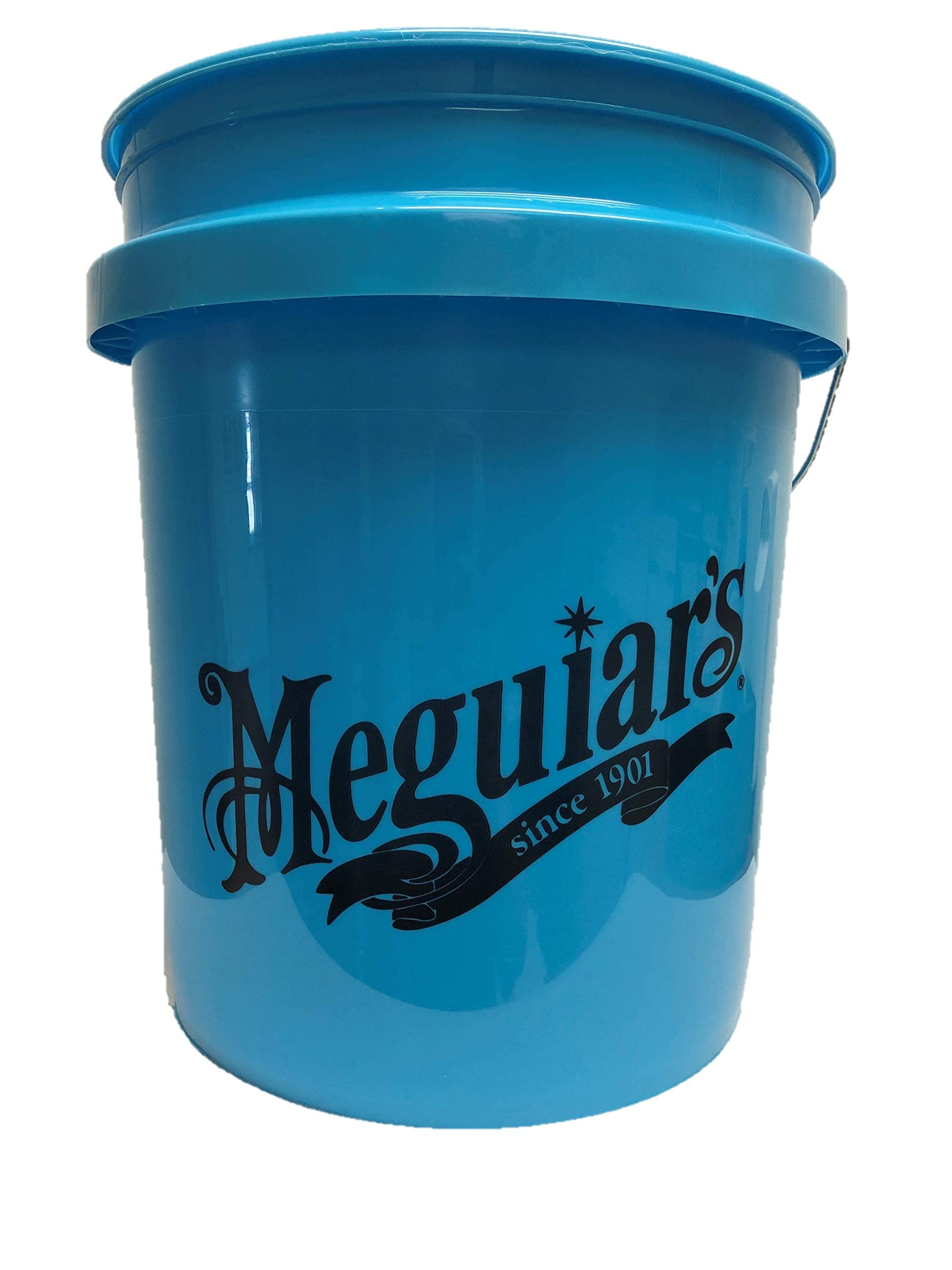 Meguiar's RG206 Blue Hybrid Ceramic Large Car Wash Bucket 5US Gallon (Grit Guard compatible/sold separately)