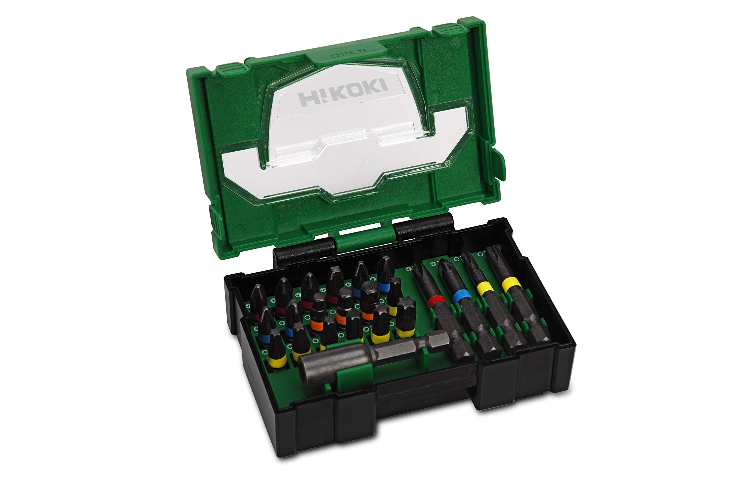 Hitachi 400.300.21 Stackable Accessory Bit Set (23-Piece)