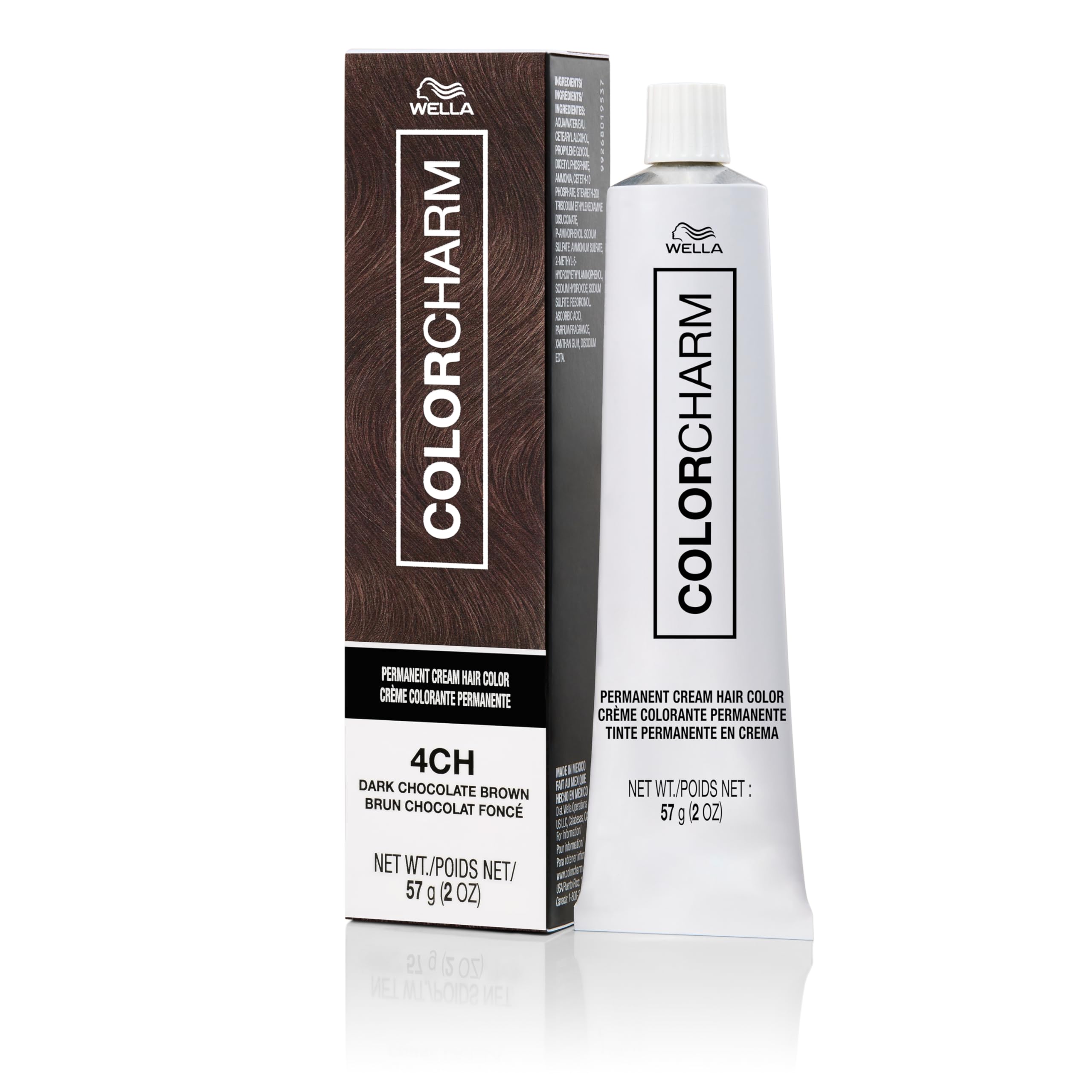 Photo 1 of COLORCHARM Permanent Cream Hair Color, 4CH Dark Chocolate Brown, 2 oz.