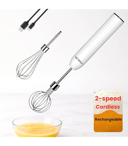 Amazon.com: Deluxe Cordless Mini Mixer Blender Whipper Whisk