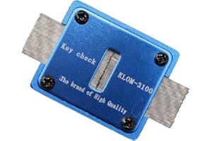 Lightweight Check Checker Aluminum Dimension Tool for Efficient Duplication Professional Locksmith Essential Keyway Gauge