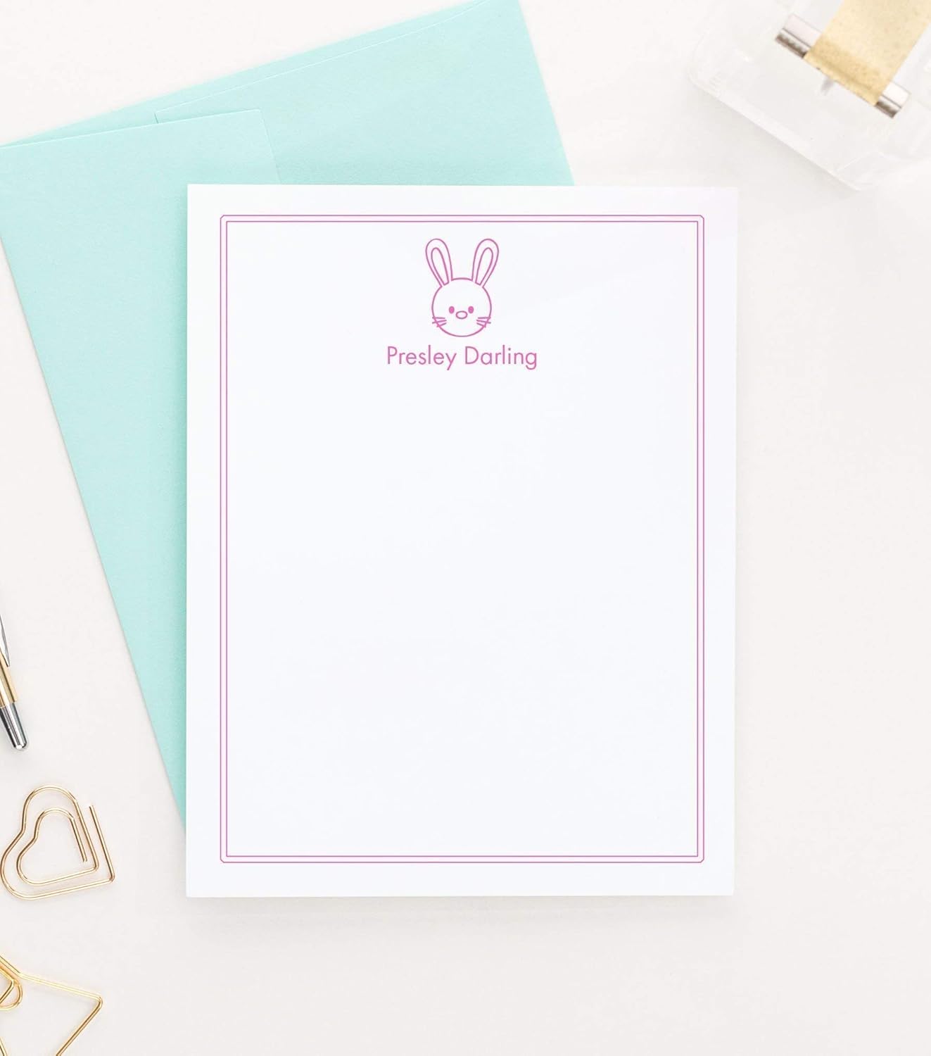 personalized stationery for girls