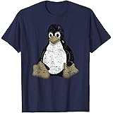 Tux Linux Penguin TeesVintage "Tux" Linux Penguin T-Shirt T-ShirtOEKO-TEX STANDARD 100