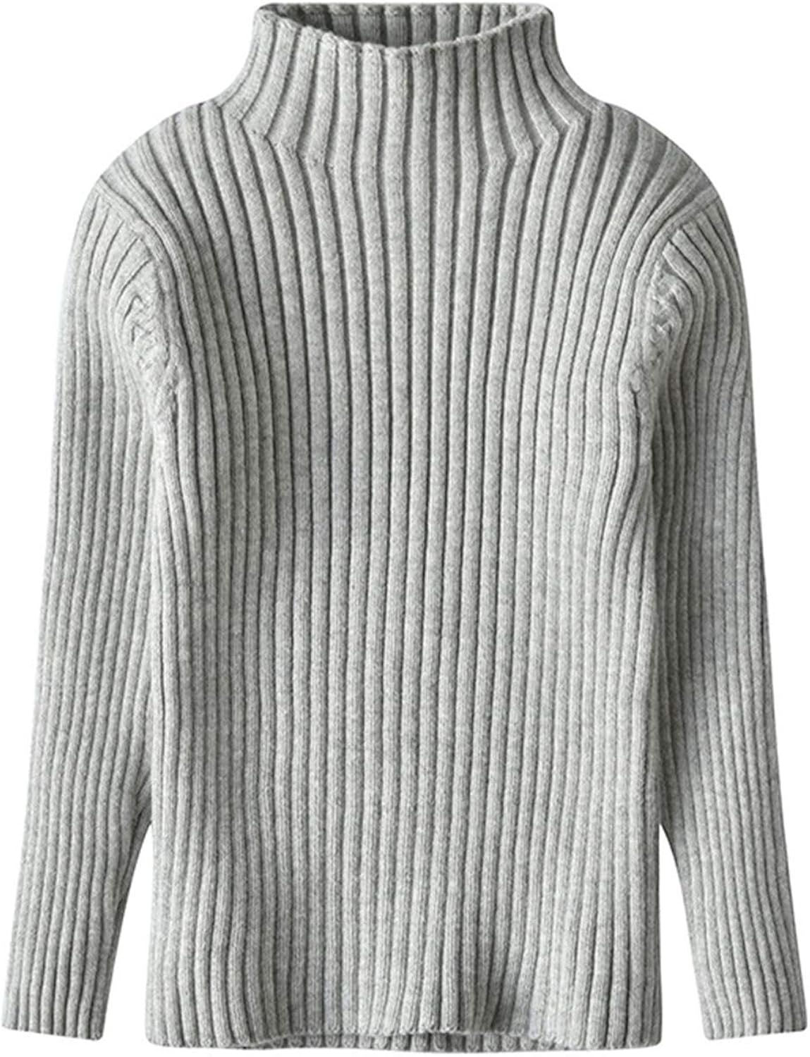 BAVST Kids Baby Boys Sweater Toddler Long Sleeve Cotton Knitted Pullover Sweaters Twisted Slim Fit Turtleneck for 6M-5T: Clothing