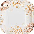 80 Pack Fall Leaves Disposable Paper Plates, Autumn Party Supplies, 9