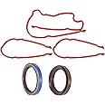 X AUTOHAUX Car Vehicle Timing Cover Gasket Engine Timing Cover Gasket Set MA-4216927407 for Ford F150 F250 E250 E350
