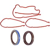 X AUTOHAUX Car Vehicle Timing Cover Gasket Engine Timing Cover Gasket Set MA-4216927407 for Ford F150 F250 E250 E350