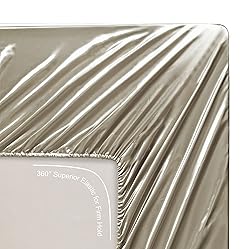 Lanest Housing Silk Satin Sheets, 4-Piece Queen