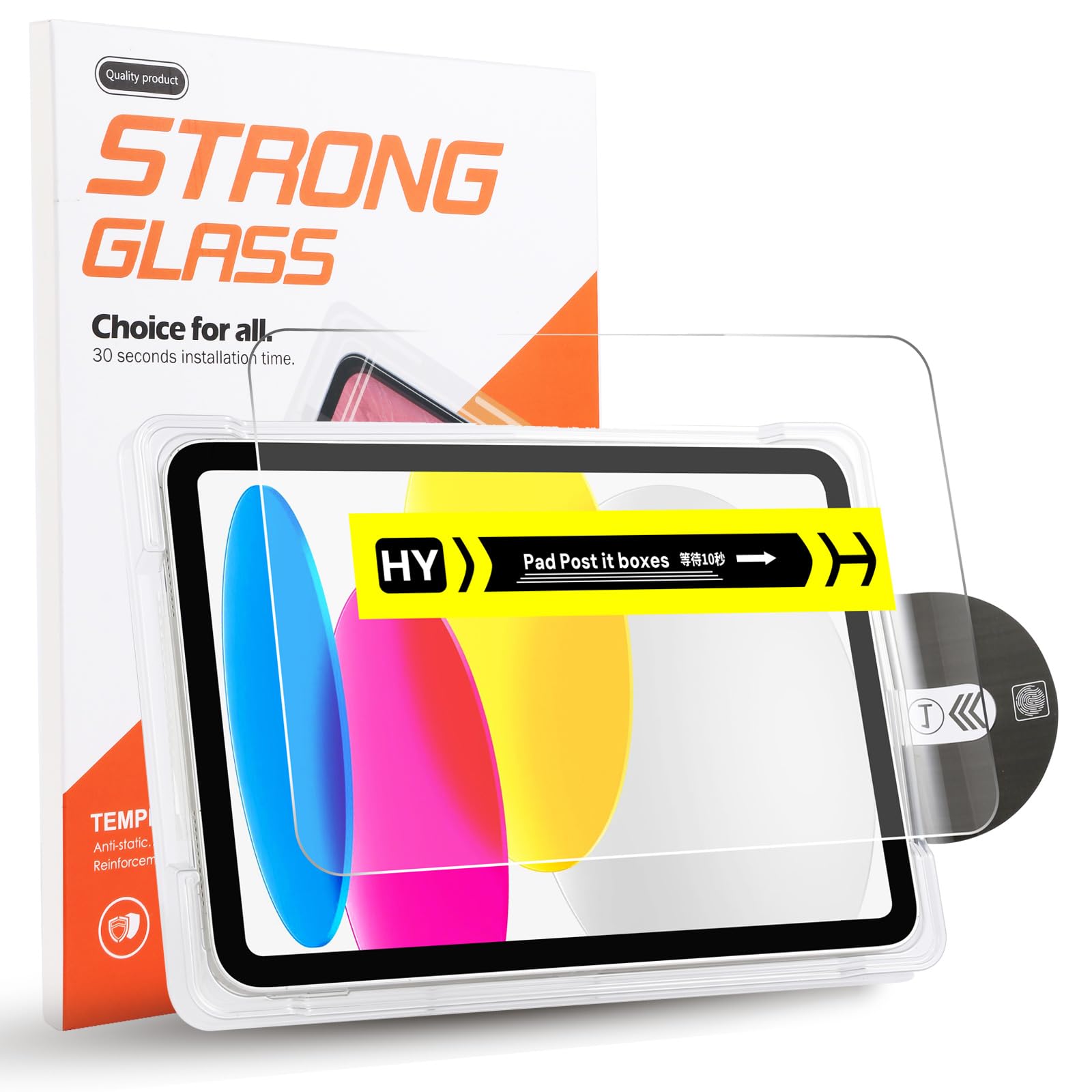 Photo 1 of TiKeDa 1 Pack Screen Protector for iPad A16 11 inch 11th/10th Generation 10.9 Inch (2025/2022), Tempered Glass with Auto Application Tray for iPad 11/10 Gen, Easy Installation,Case Friendly (1)