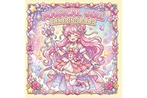 Magical Girl Coloring Book: 48 Kawaii Girls with Anime style