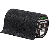 COSIMIXO 8" x 35Ft Heavy Duty Anti Slip Tape,Best 80grit Friction,Grip,Abrasive for Stairs Outdoor/Indoor,Skateboard Grip Tape Safety Non Skid Tread Staircases Anti-Slip Traction Tape Black