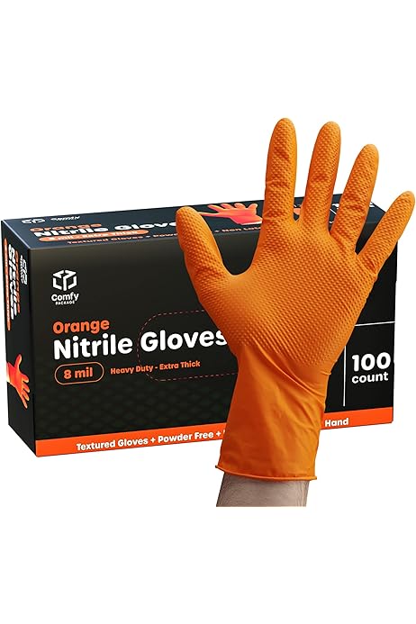 Diamond Texture Mil Nitrile Gloves Amazon Diamond Texture Nitrile