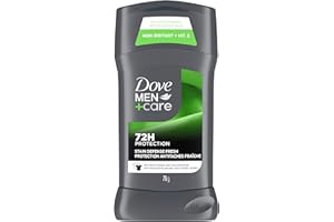 Dove Men+Care Stain Defense Fresh 72H Protection Antiperspirant Deodorant Stick for Men Anti-White Marks and Yellow Stains, 7