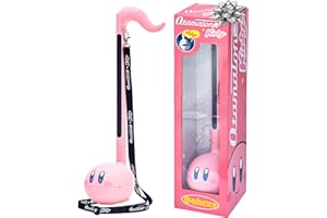 Otamatone Deluxe Japanese Musical Instrument Portable Music Synthesizer from Japan by Maywa Denki Studio Award Winning, Educational Fun Gift for Children, Teens & Adults - Kirby (English Manual)