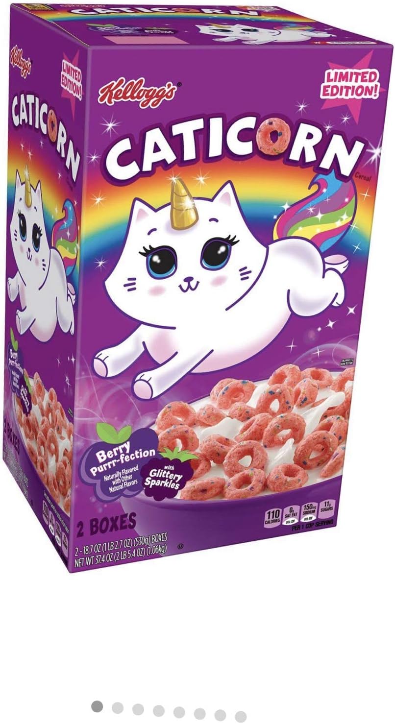 Kellogg's Caticorn Cereal Limited Edition 2 pk./37.4 oz