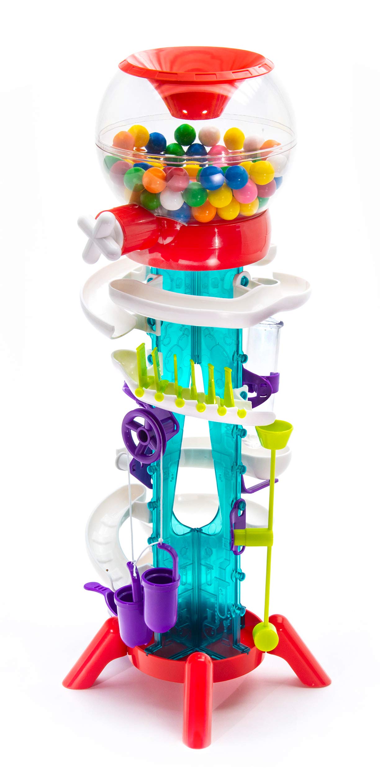 Thames & Kosmos Gumball Machine Maker Lab - Build Machines with Physics & Engineering Lessons | 12 Experiments | Make Your Own Gumball Machines | Includes Gumballs | Award Winner