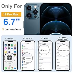 ROYBENS for iPhone 12 Pro-Max Matte Clear Case