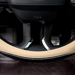 Valleycomfy Microfiber Leather Steering Wheel