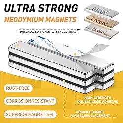 FINDMAG 6 Pack Powerful Neodymium Bar Magnets Rare