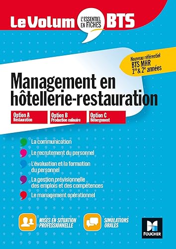 Download Le Volum' BTS - MHR - Management de l'hôtellerie-restauration - Révision et entraînement PDF