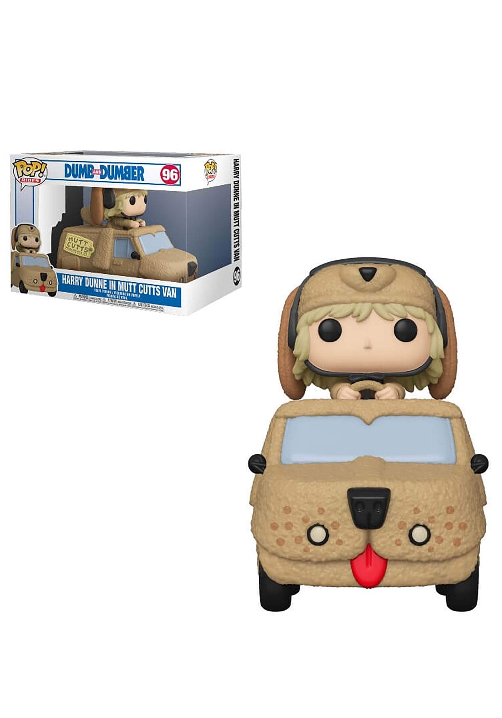 Funko POP! Ride: Dumb & Dumber-Harry Dunnewith MuttsCuttsVan - Dumb and Dumber - Collectable Vinyl Figure - Gift Idea - Official Merchandise - Toys for Kids & Adults - Movies Fans