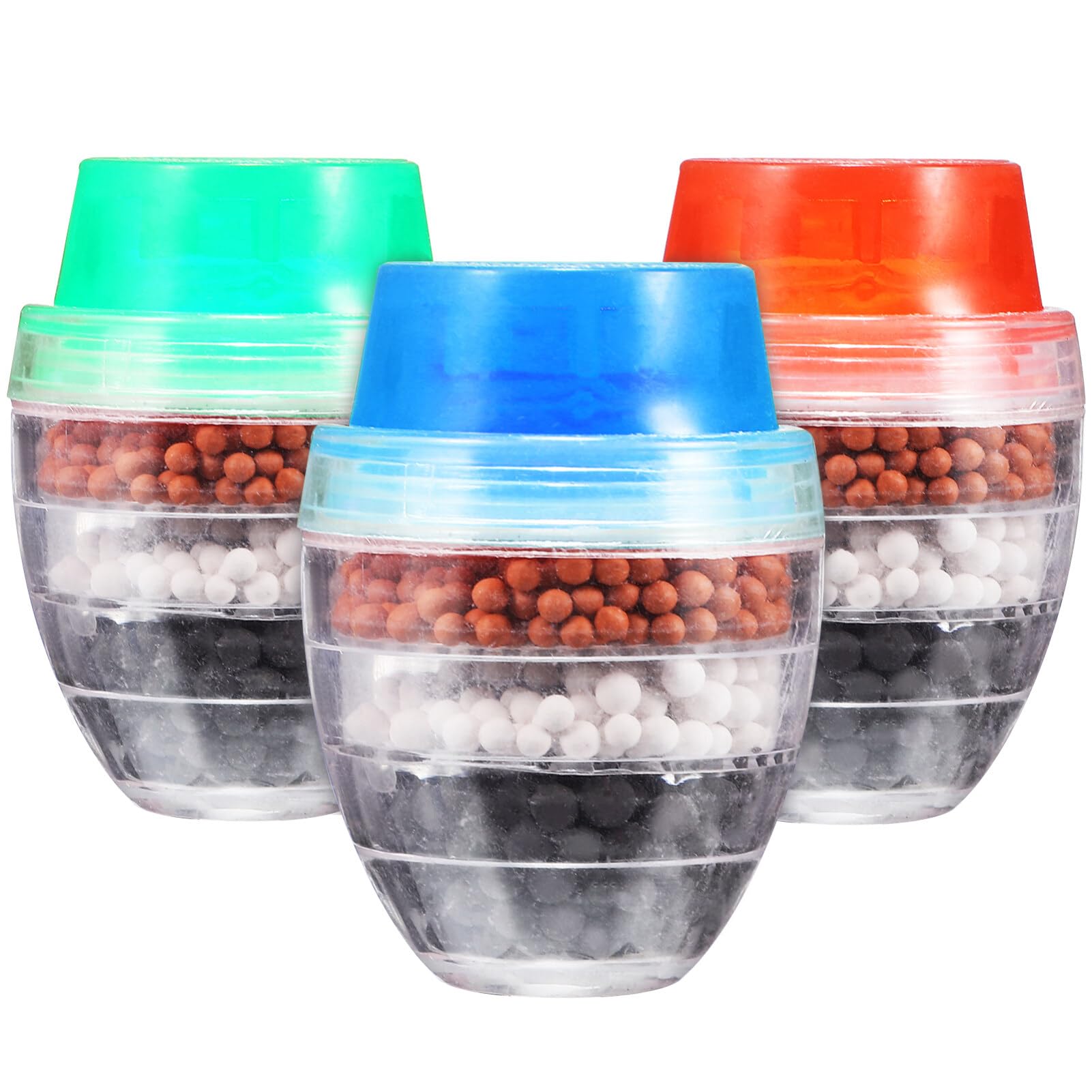 3Pcs Water Filters Faucet Tap Strainer Sink Filter Faucet Filter Carbon Faucet Clean Purifier Filter for Home Kitchen Water Tap Removes Hard Water