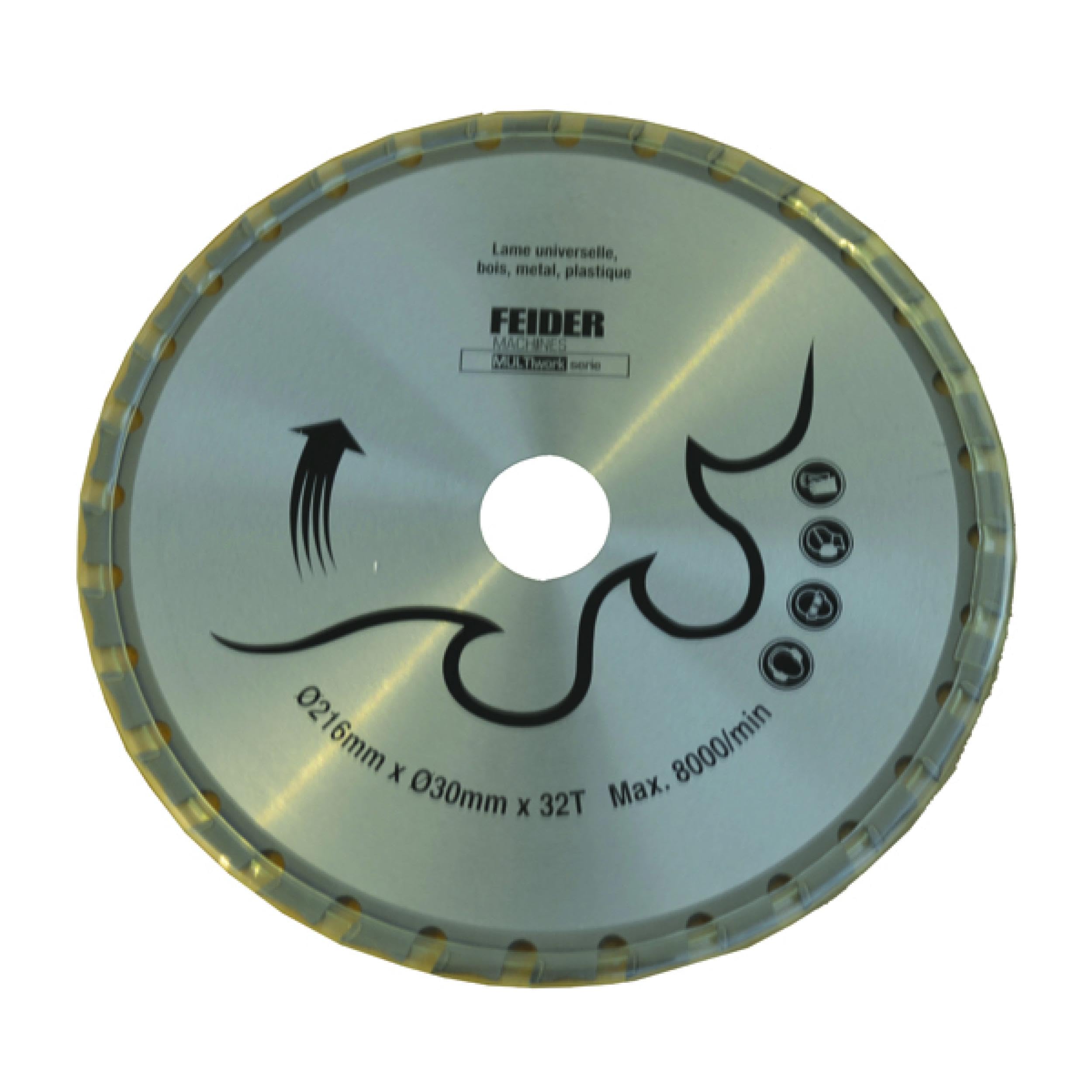 Feider F216LU Universal Multi-Material Blade 216 x 30 mm 32 Teeth