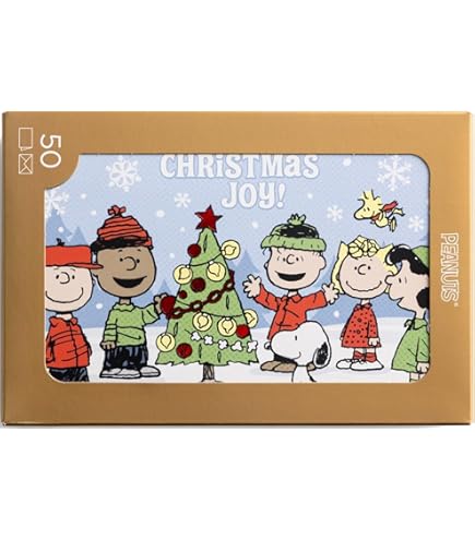 Graphique Snoopy Skating Lot De 15 Cartes De Vœux De Noël Avec