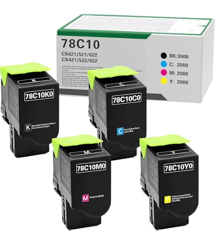 4er Toner-Set Für Lexmark Optra C522/C520/C524/C530 – Office Plus Serie