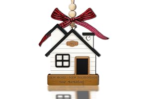 xipixiao 2025 Wooden House Warming Gifts New Home Housewarming Gifts for New House Presents for Women, Couple - New Home Owne