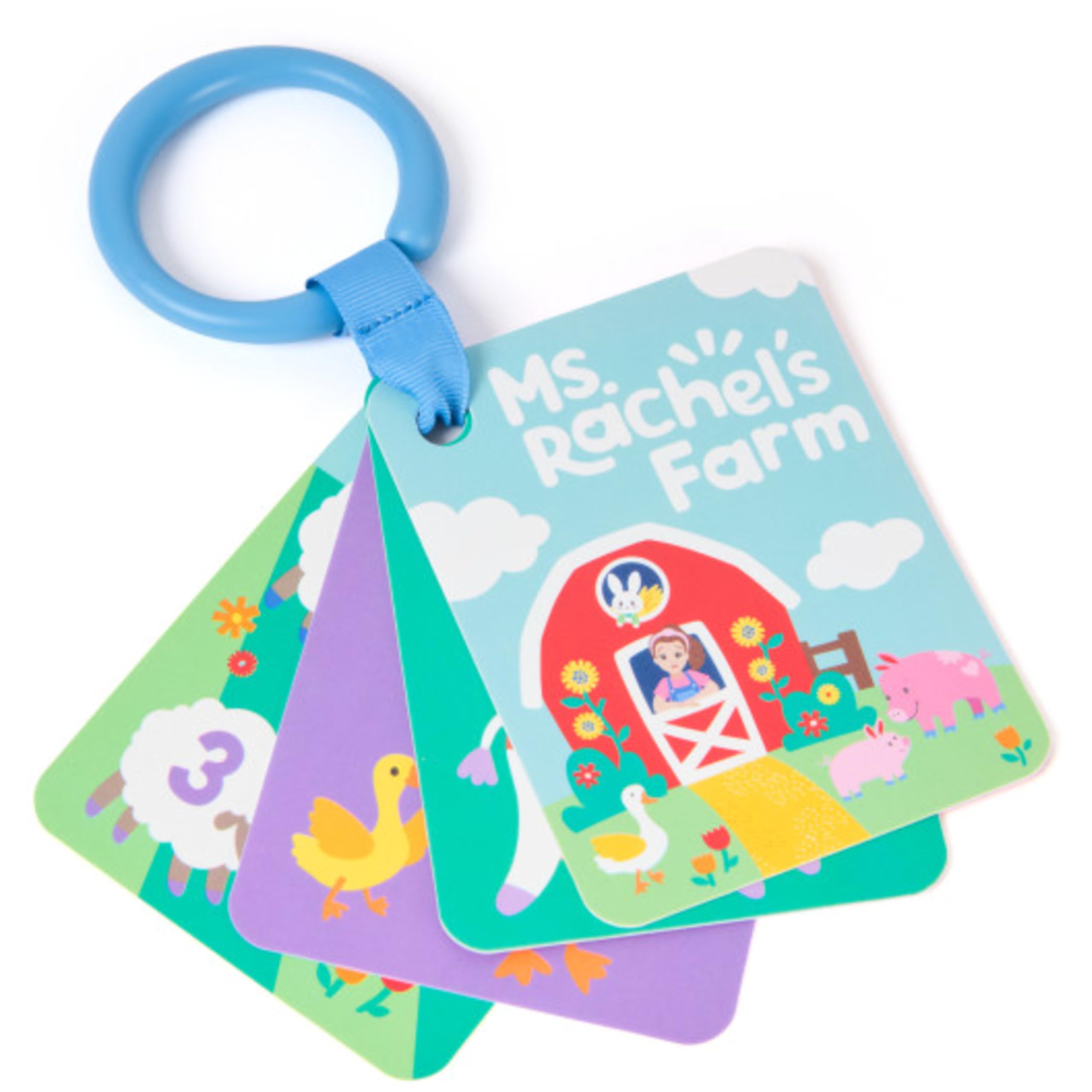 Ms. Rachel Official Farm Friends Baby Registry Gift Set with Plush, Animals Cards & Finger Puppet, Educational Toys & Baby Toys for Girls & Boys Ages 0+ (Amazon Exclusive)